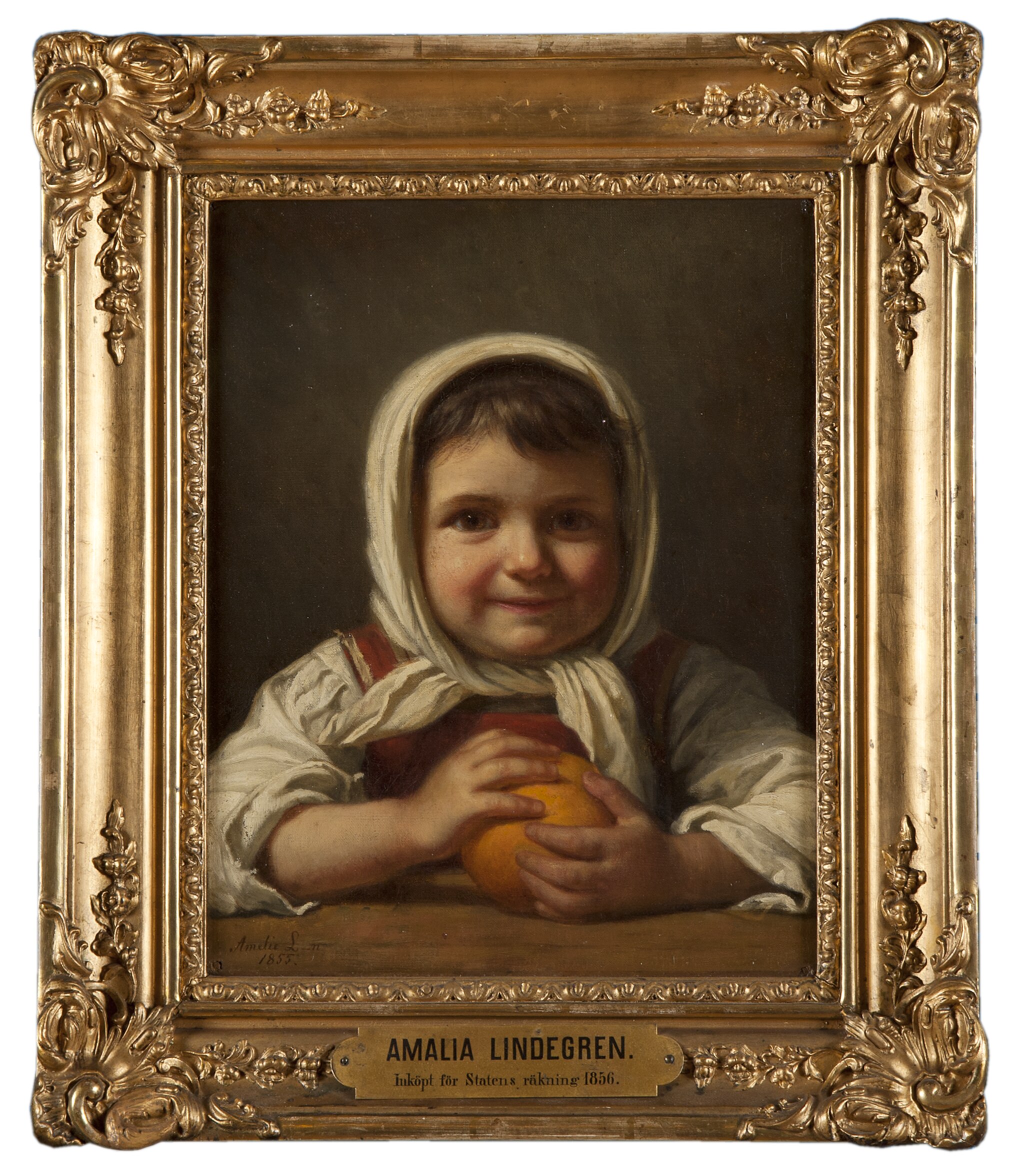 Girl with an Orange